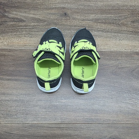 Bundle of Carters Toddler Boy Dinosaur/Gray Shoes SIZE: 11 - Picture 4 of 14